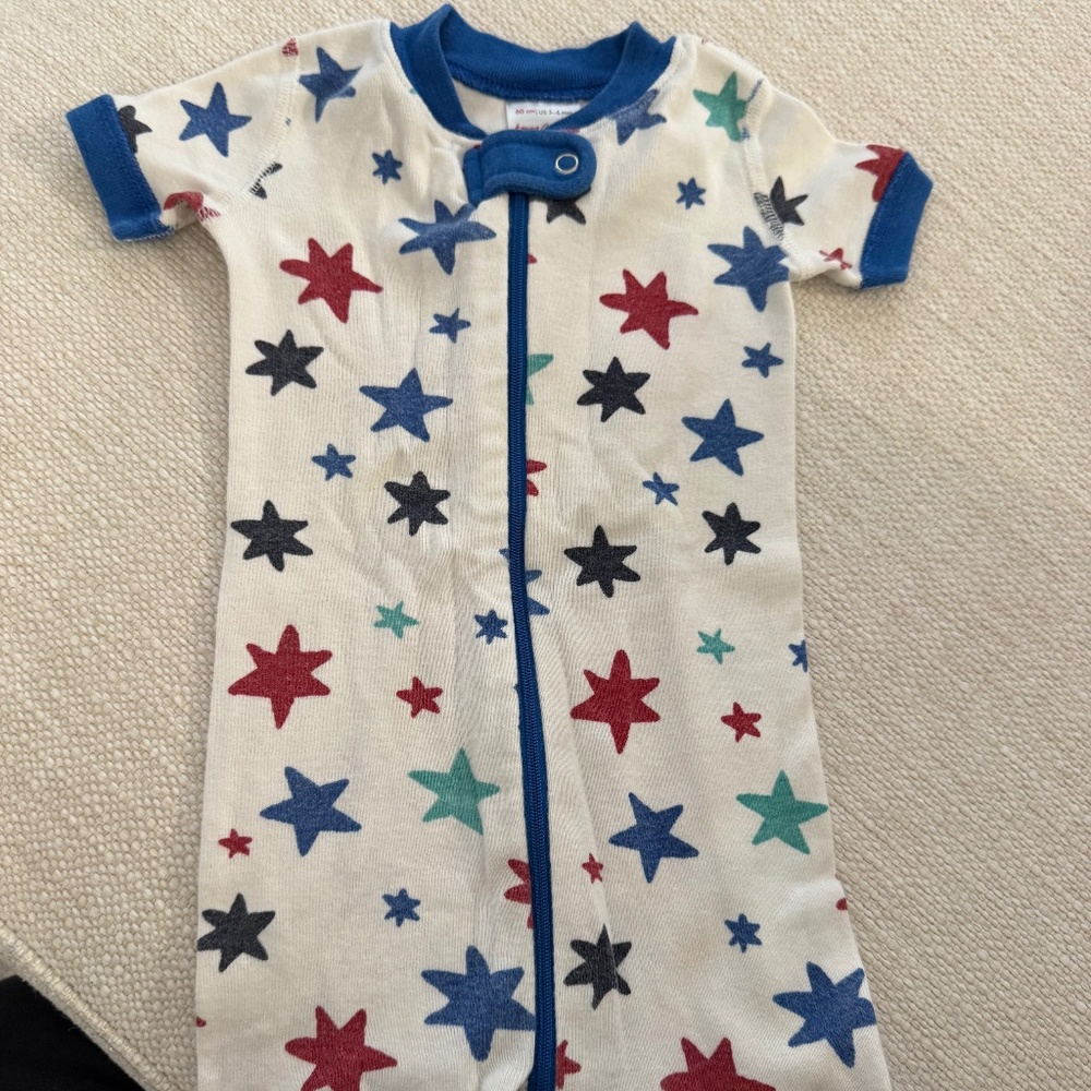 Hanna Andersson Zip Shortie Baby Romper